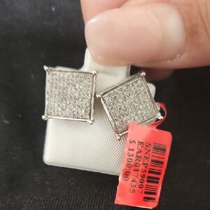 Men's 0.60CT Diamond Dress Earrings | Luxury Bling Studs | Hip Hop Style